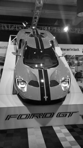 Ford Gt 2016 Poster Black and White Mini Poster 11