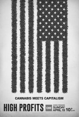 High Profits black and white poster