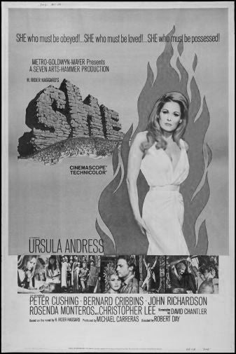 She Black and White Poster 24x36 The Poster Depot