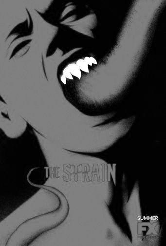 Strain The black and white poster