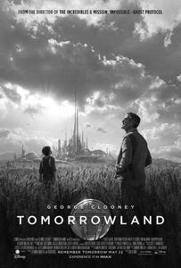 Tomorrowland black and white poster