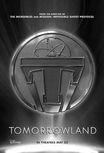 Tomorrowland black and white poster