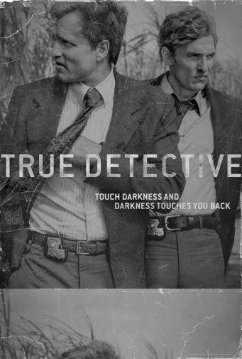 True Detective black and white poster