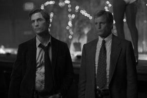 True Detective black and white poster