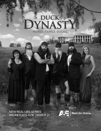 Duck Dynasty black and white poster