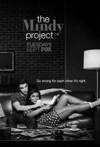 Mindy Project The black and white poster