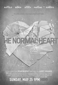 Normal Heart The Poster Black and White Mini Poster 11"x17"