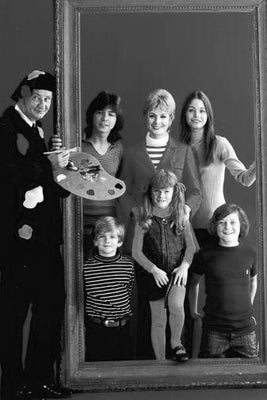 Partridge Family The Poster Black and White Poster On Sale United States