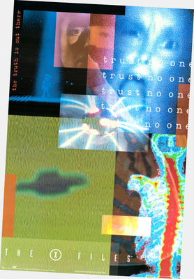 x-Files Poster 24x36 24x36 1996 Art Trust No One The Poster Depot