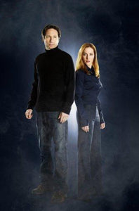 The X Files Cast Photo Sign 8in x 12in