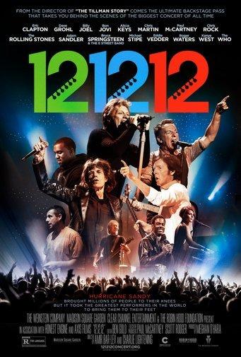 12 12 12 Concert movie poster Sign 8in x 12in