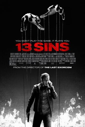13 Sins movie poster Sign 8in x 12in