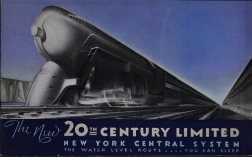 Railroad 20Th Century Limited Railway Mini poster 11inx17in