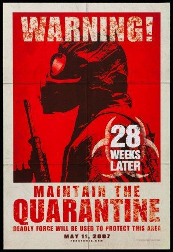 28 Weeks Later movie poster Sign 8in x 12in