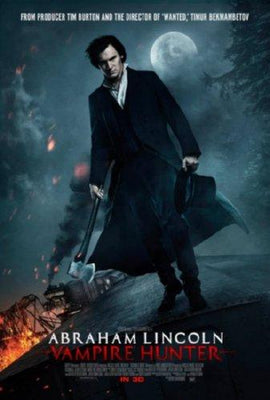Abraham Lincoln Vampire Hunter Metal Movie Poster 8in x 12in