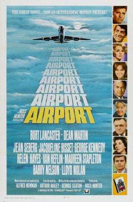 Airport Metal Movie Poster 8in x 12in