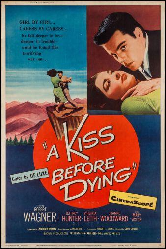 A Kiss Before Dying Photo Sign 8in x 12in