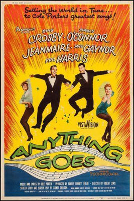 Anything Goes Movie poster 27inx40in Poster 27x40 The Poster Depot