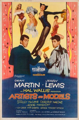 Artists And Models Martin Lewis Metal Movie Poster 8in x 12in The Poster Depot
