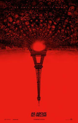 As Above So Below Metal Movie Poster 8in x 12in