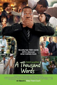 A Thousand Words movie poster Sign 8in x 12in