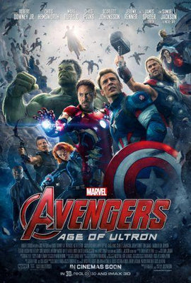 Avengers Age Of Ultron Metal Movie Poster 8in x 12in
