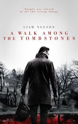 A Walk Among The Tombstones Metal Movie Poster 8in x 12in