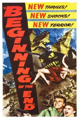 Beginning Of The End Metal Movie Poster 8in x 12in The Poster Depot