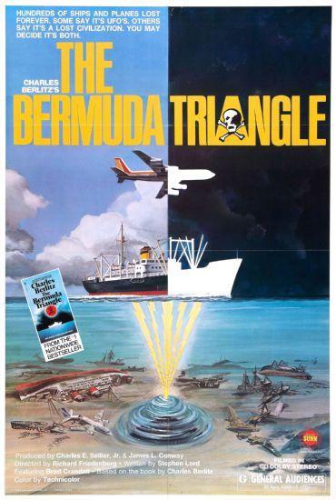 Bermuda Triangle movie poster Sign 8in x 12in