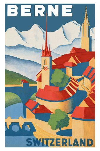 Switzerland Berne poster 27x40| theposterdepot.com