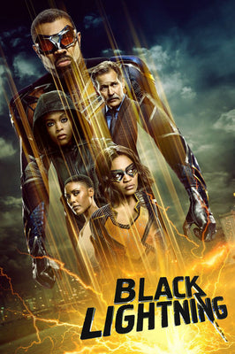 Black Lightning Series Poster Metal Print 8"x12" 8x12 The Poster Depot