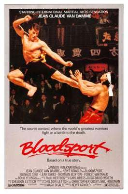 Bloodsport Metal Movie Poster 8in x 12in The Poster Depot