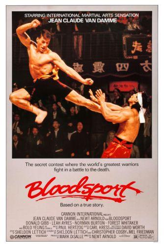 Bloodsport movie poster Sign 8in x 12in