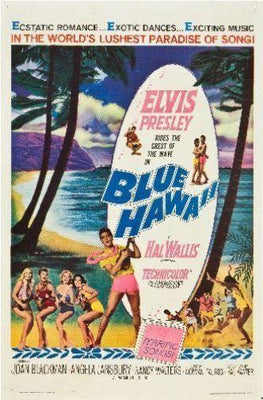 Blue Hawaii Metal Print 8in x 12in The Poster Depot