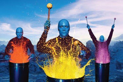 blue man group poster tin sign Wall Art