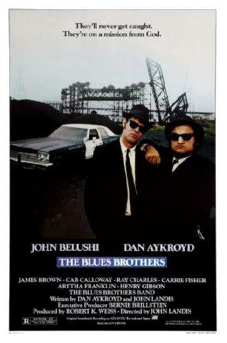 Blues Brothers movie poster Sign 8in x 12in