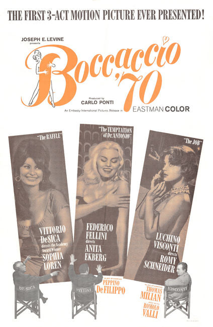 boccaccio 70 poster