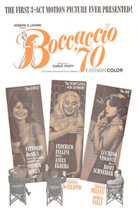 Boccaccio 70 Movie poster for sale cheap United States USA