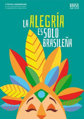 Brasil Metal Poster Print 8in x 12in 12"x16" The Poster Depot