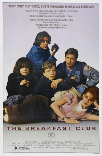 The Breakfast Club Metal Movie Poster 8in x 12in