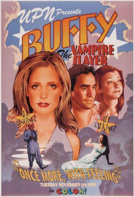 Buffy The Musical poster tin Metal Print Wall Art