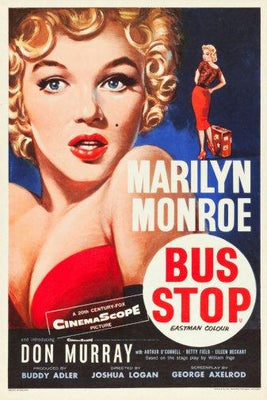 Bus Stop Metal Movie Poster 8in x 12in