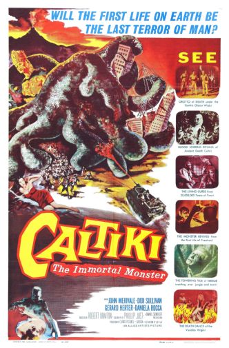 Caltiki Movie Mini poster 11inx17in