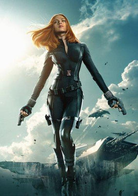 Captain America Winter Soldier Metal Movie Poster 8in x 12in