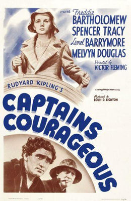 Captains Courageous Metal Movie Poster 8in x 12in