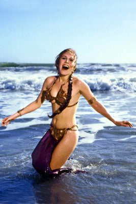 Carrie Fisher poster tin Metal Print Wall Art