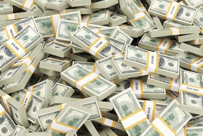 Cash Stacks Money Bundles Metal Poster Print 8in x 12in 12"x16" The Poster Depot