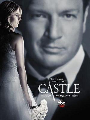 Castle poster tin Metal Print Wall Art