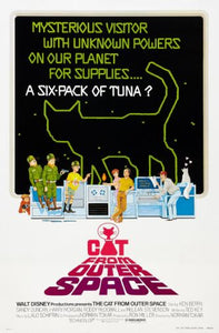 Cat From Outer Space Movie Mini poster 11inx17in