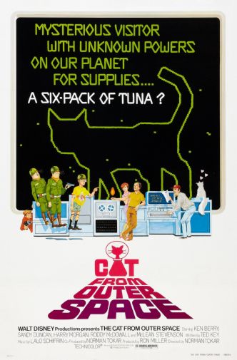 Cat From Outer Space Movie Mini poster 11inx17in